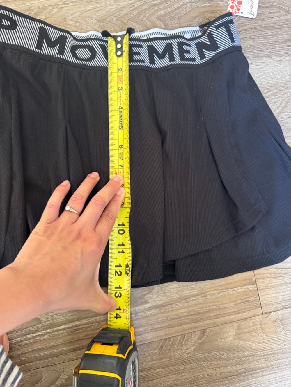 NWT Free People Movement Duo Tennis Black Mini Skirt Size: S - Picture 10 of 10